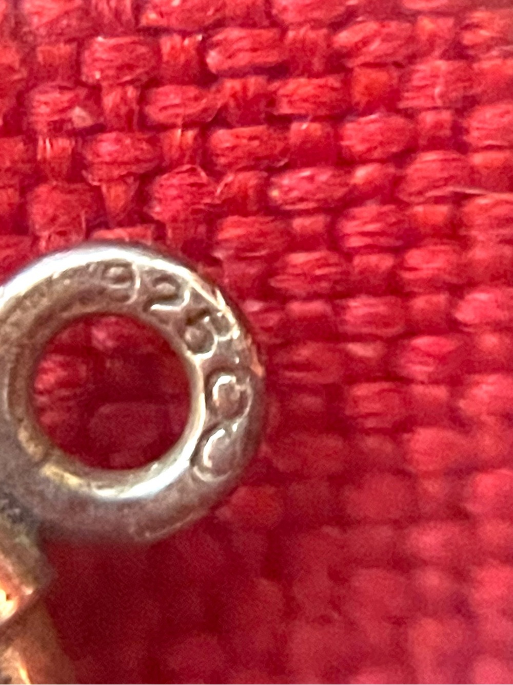 Signed CC Sterling Hook Clasp - Picture 2 of 4